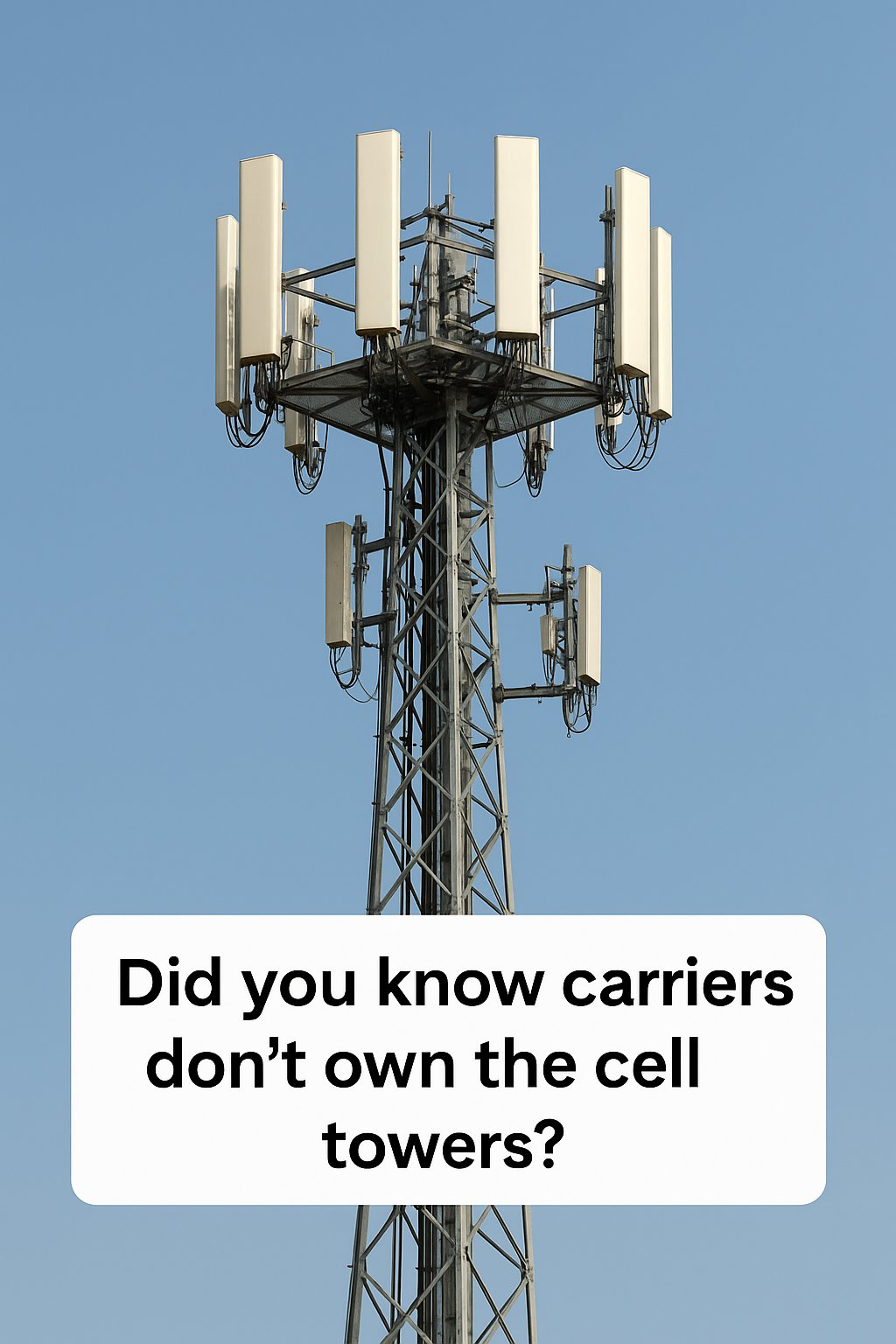 The Hidden Truth: Why AT&T and T-Mobile Don't Own Their Own Towers